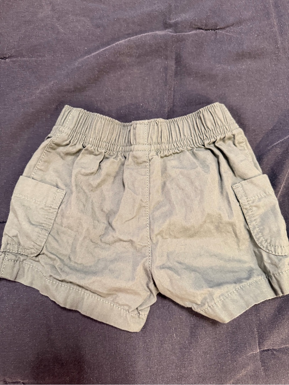 🍎5/$35🍎 
Carter's Gray Elastic-Waist Baby Shorts